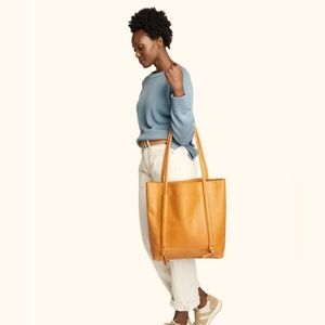 ABLE Lomi Tote Cognac NWT